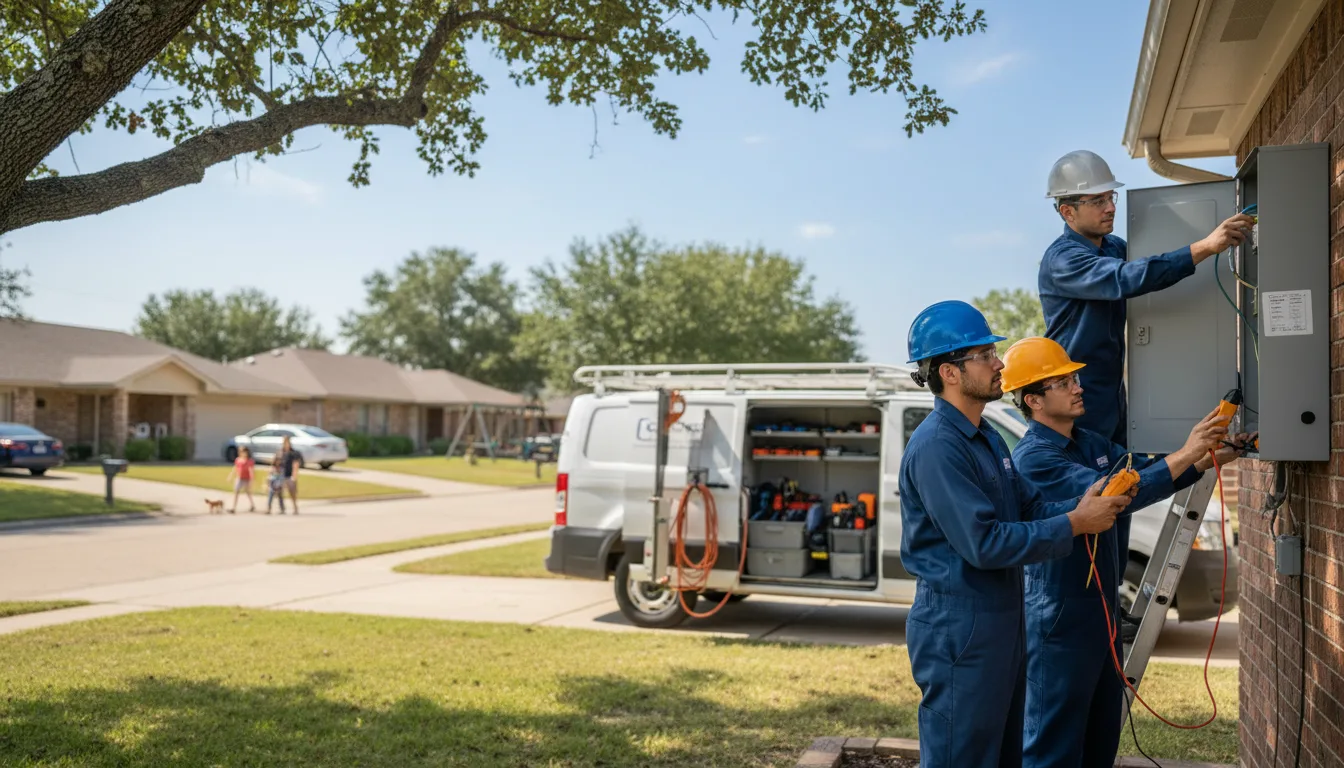 Certified electrician providing emergency electrical services in Old Appleton, MO